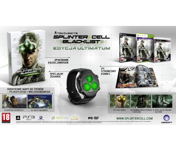 Ubisoft SPLINTER CELL 6: Black List-Ultimatum PS3 - 1397607 - zdjęcie 2